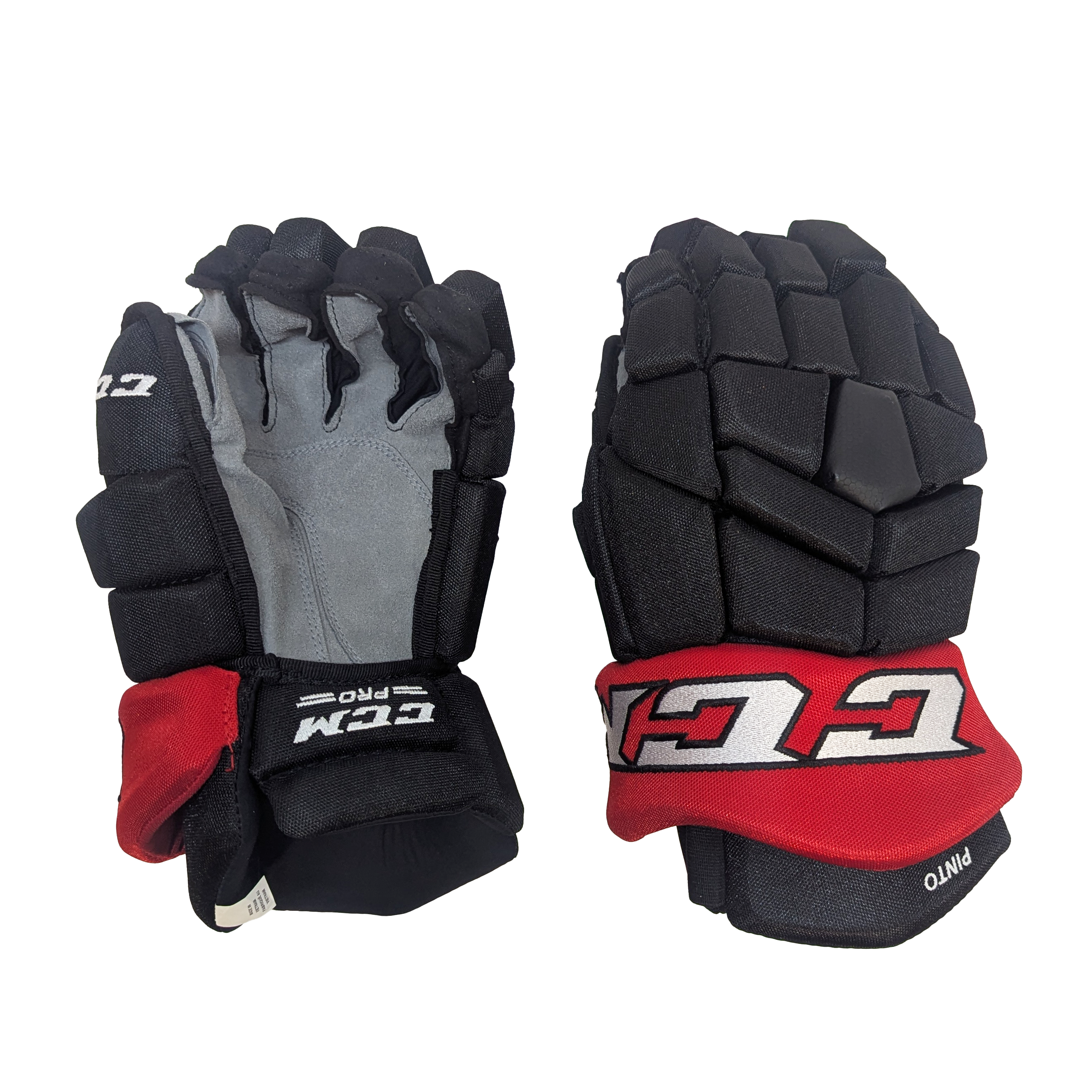 CCM HGTK - NHL Pro Stock Glove - Shane Pinto (Black/Red)